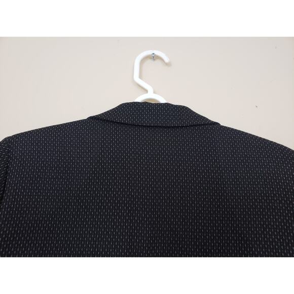 Y2K Zanella Womens Blazer Size 6 Lined Italy Black Office Siren Career Business - Picture 6 of 8